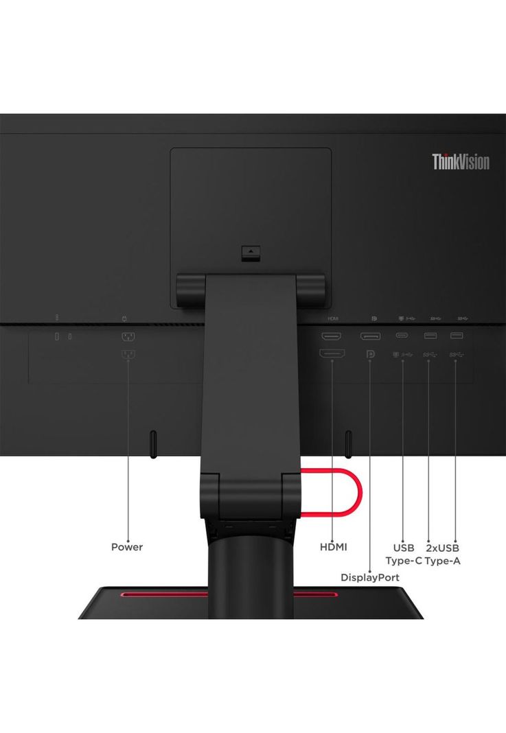 Monitor ThinkVision T24t-20 USB-C + HDMI Touch 24''-4