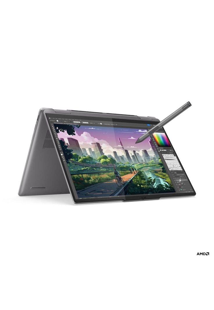 Notebook Yoga 7 2-en-1 9na Gen AMD Ryzen 7 16GB RAM 1TB SSD 14" WUXGA-2