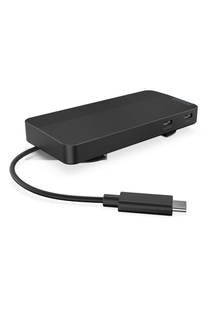 Dual Display USB-C Travel Dock (con adaptador) 100W IT Negro