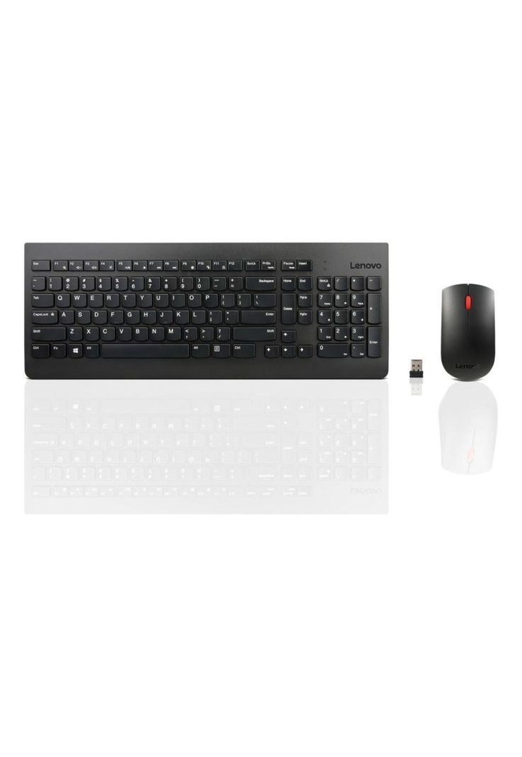 Combo Teclado y Mouse Inalambrico Lenovo 510 Negro