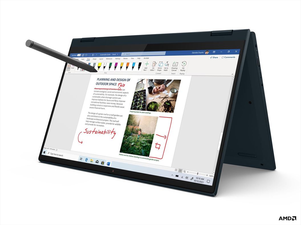 Notebook IdeaPad Flex 5 Ryzen 7 16GB RAM 512GB SSD W11 14'' + Lapiz-5