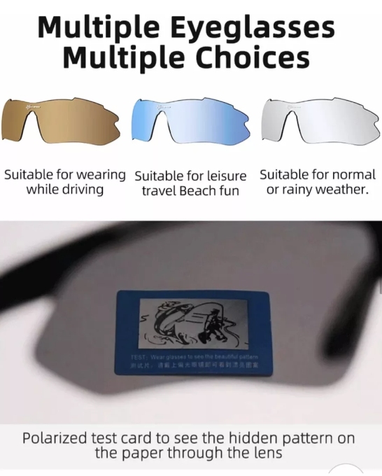 Lentes Rockbros Polarizado Ciclismo 5 Micas-1
