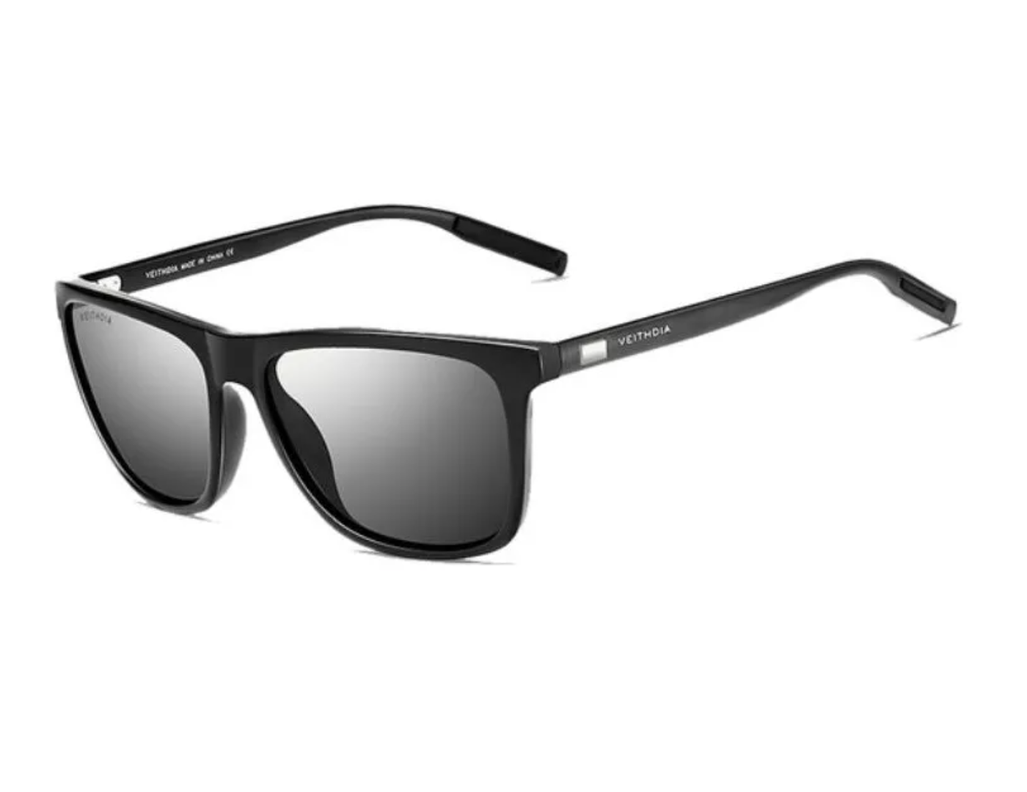 Lentes De Sol Veithdia 6108 Color Negro-0
