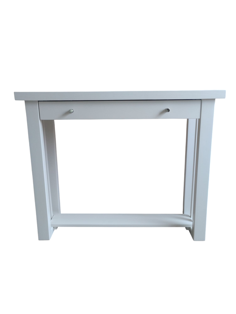 Mesa de arrimo de 1.0 mt, modelo Caburgua, color Blanco.-1