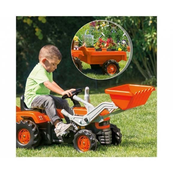 Tractor a Pedales con Carro-1