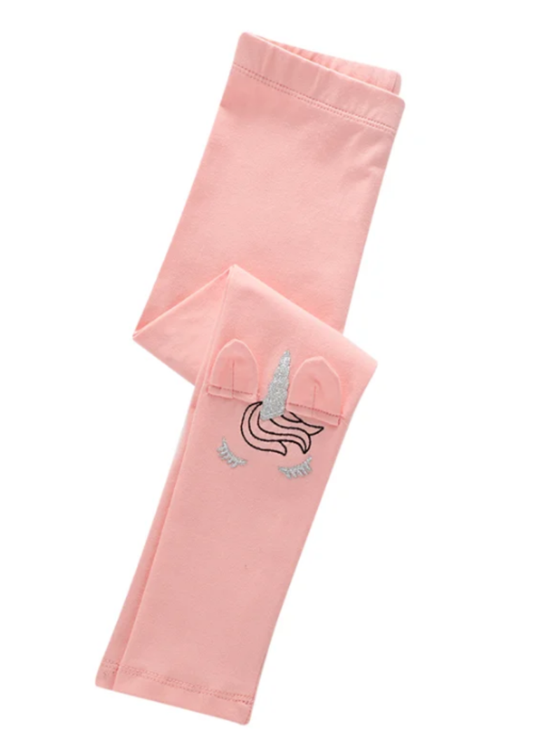 Calzas Jumping Meters Niña Unicornio Rosa Jump Kids 100% Algodón-3