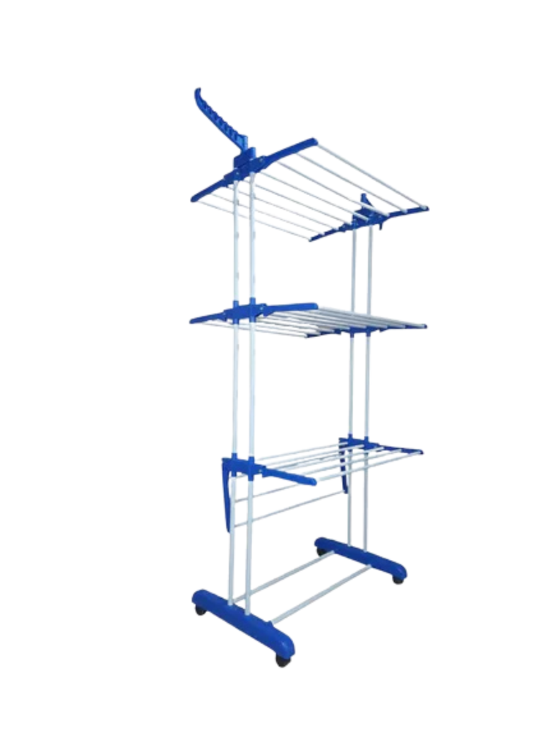 Tendedero Organizador Colgador Ropa Plegable 3 Niveles-1