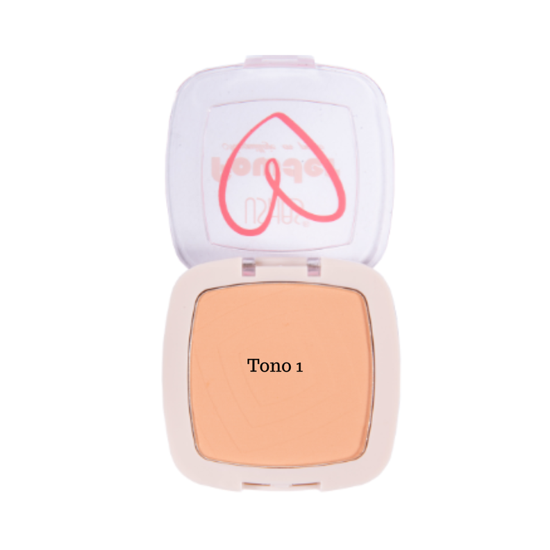 Polvo Compacto Esponja Y Espejo Powder Matte Ushas 9g T01-0