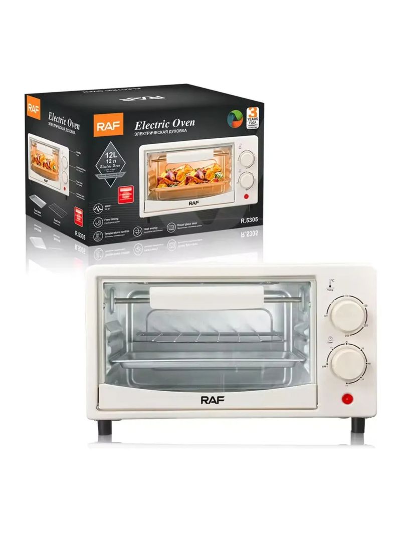 Horno Eléctrico de Mesa 7 Litros Hornear Asar y Tostar