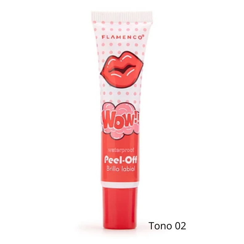 Lip Gloss Peel-Off Waterproof Flamenco T02-0