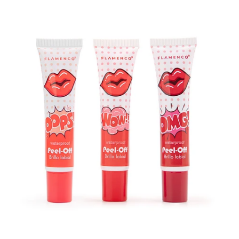 Lip Gloss Peel-Off Waterproof Flamenco T02-1