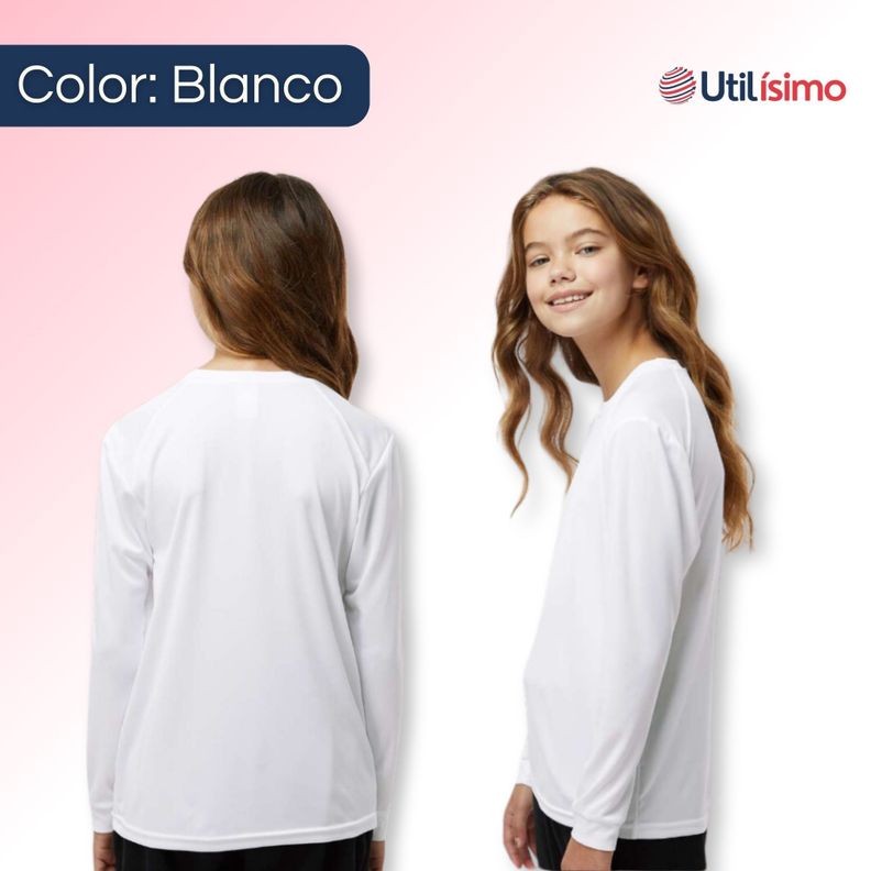 Pack 3 Camisetas Polar Primera Capa Niña Invierno-1