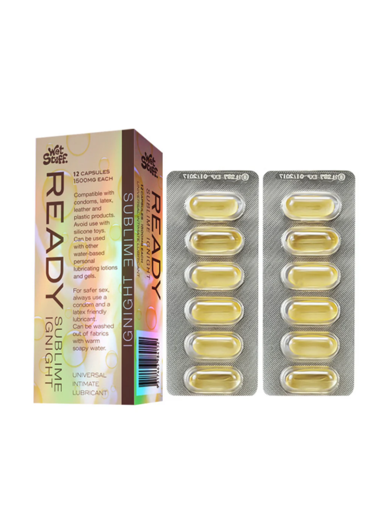 Pack 12 Capsulas Lubricante Intimo Base Silicona Sublime-1