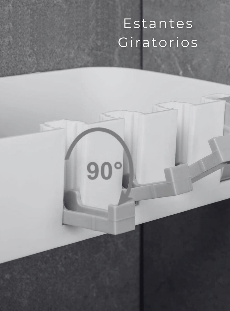 Organizador Esquinero Ajustable Multiuso para Baño y Cocina-3
