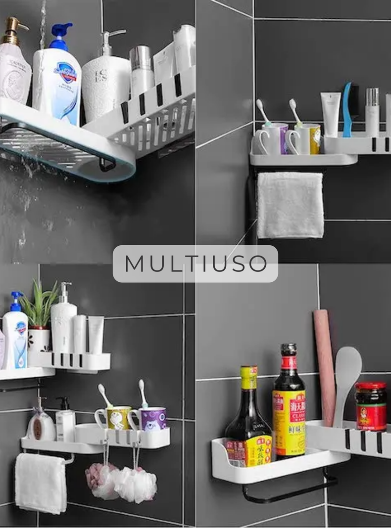 Organizador Esquinero Ajustable Multiuso para Baño y Cocina-6