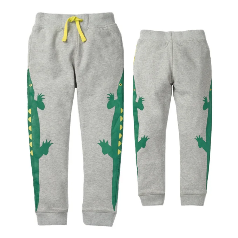 Pantalon Buzo Niño 100% Algodón Cocodrilos Jump Kids-0