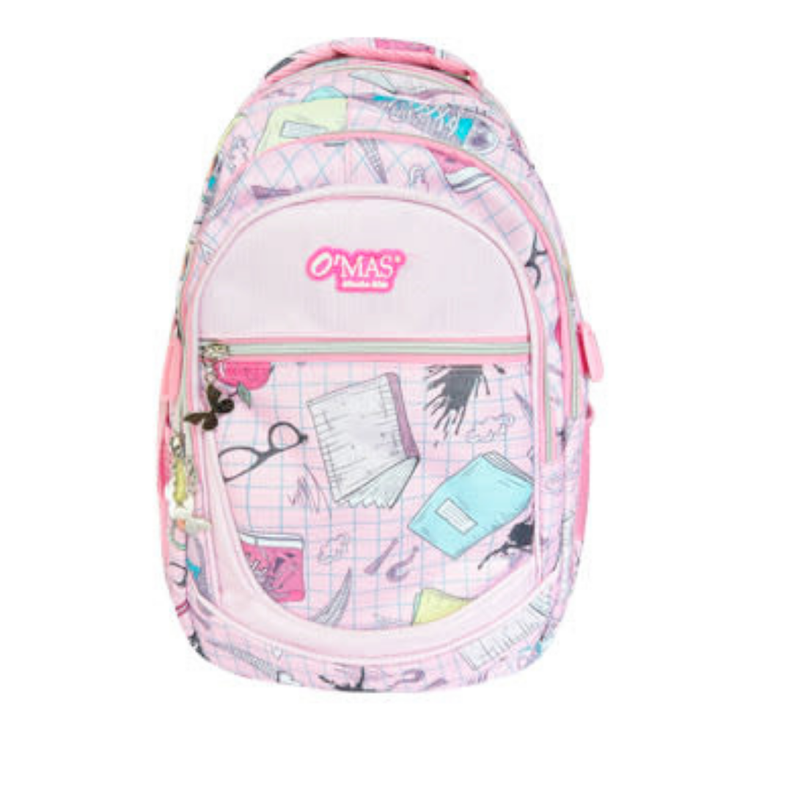 Mochila Escolar de Niña con Estuche de Lapices 38x26x125 cm Surtido-2