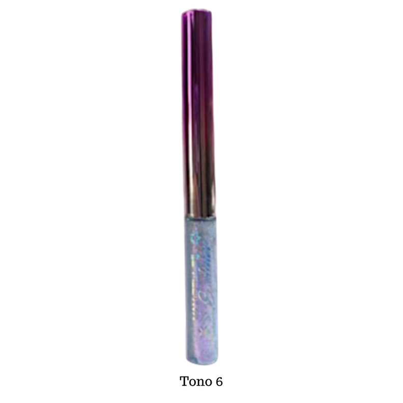 Delineador Liquido Glitter Max Belle T06-0