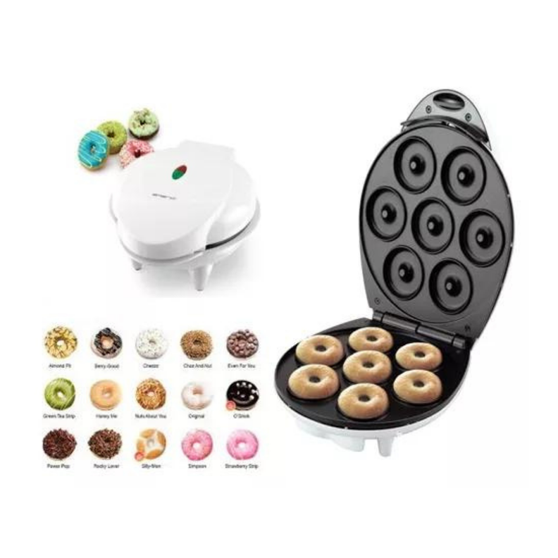 Máquina Eléctrica de Hacer Mini Donas Antiadherente 7 Donut Maker-4