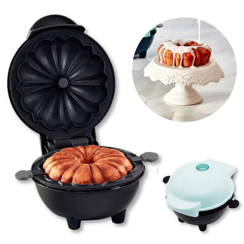 Máquina Mini Bundt Queque Pastel Con Molde Antiadherente-0