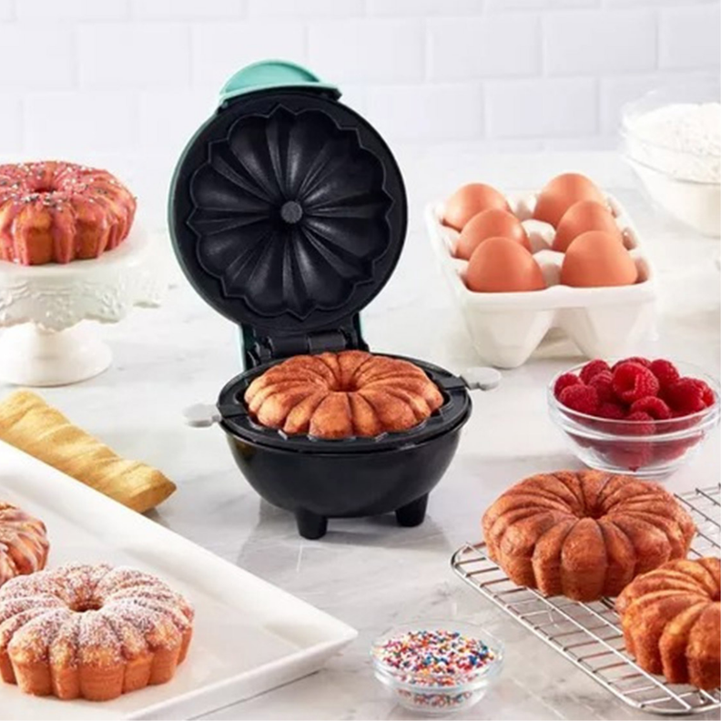 Máquina Mini Bundt Queque Pastel Con Molde Antiadherente-4