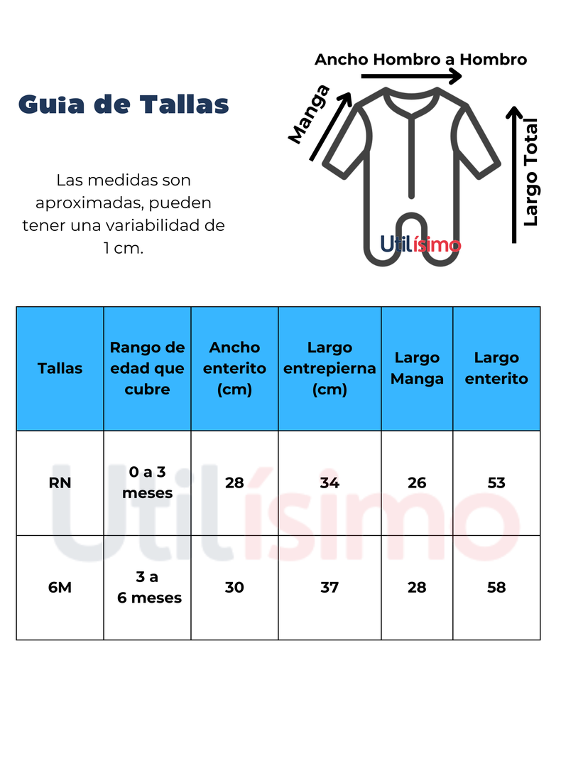 Enterito Pijama Bebé 0 a 6 Meses Algodón Niña Blanco Rosa-1