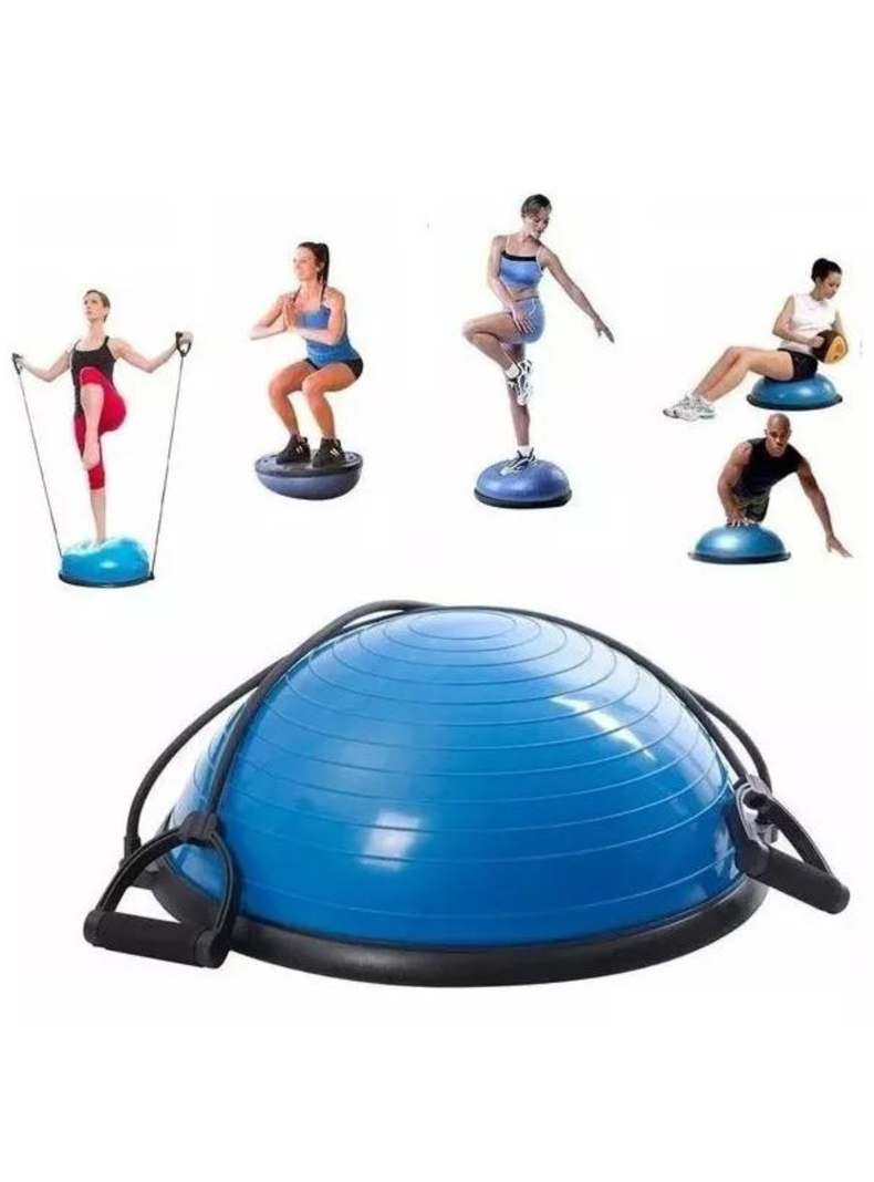 Balon Bosu Gym Pelota Yoga Semiesfera De Resistencia 60 cm-4