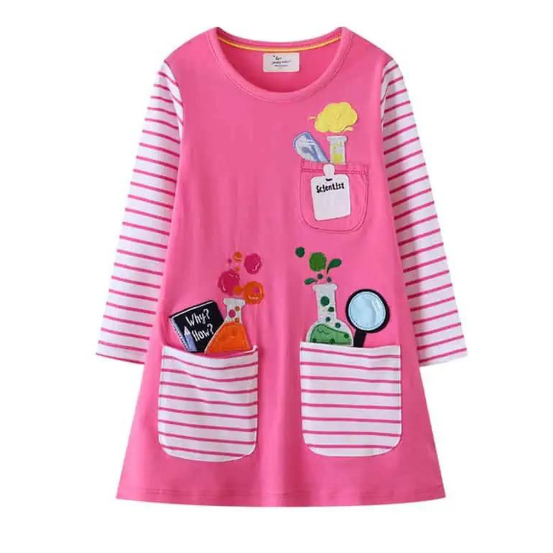 Vestido Manga Larga Jump Kids-0