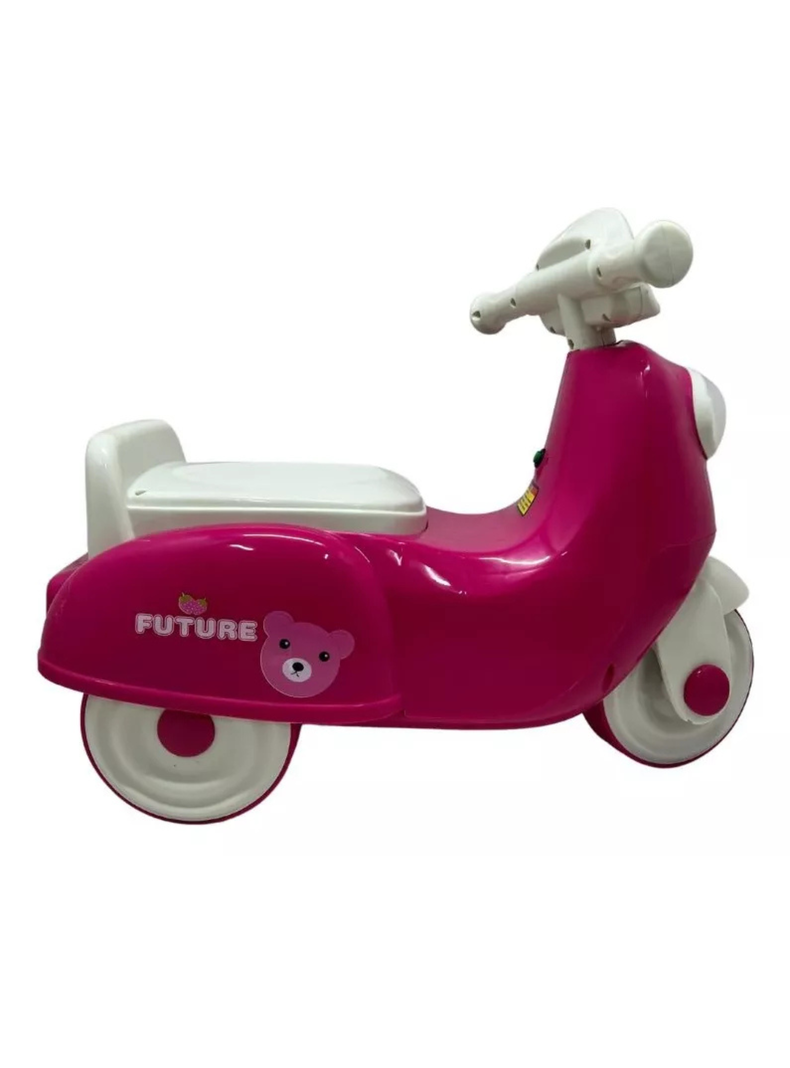 Scooter Moto Infantil con Luz y Sonido Niño Niña Fuscia de 1 a 5 años-1