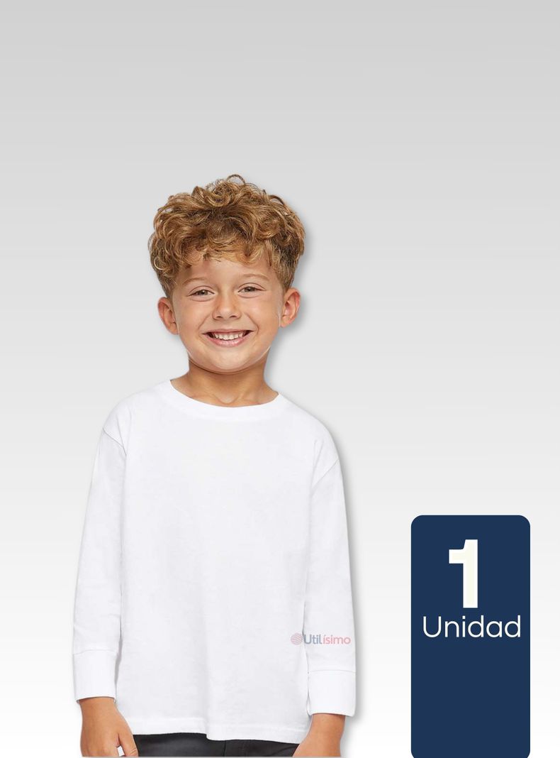 Camiseta Polar Primera Capa Polera Nino Invierno