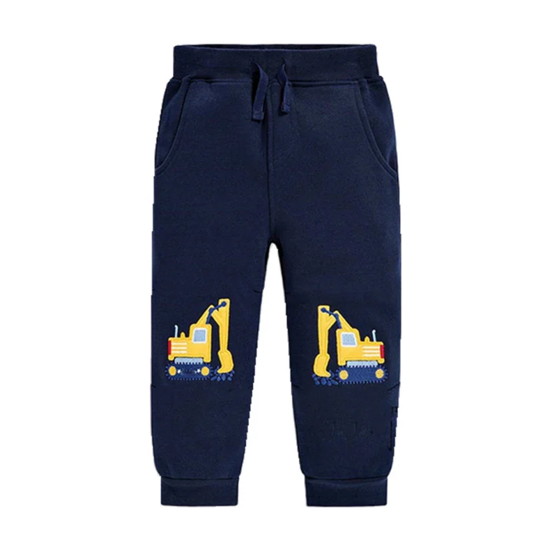 Pantalon Buzo Niño 100% Algodón Excavadora Jump Kids-0
