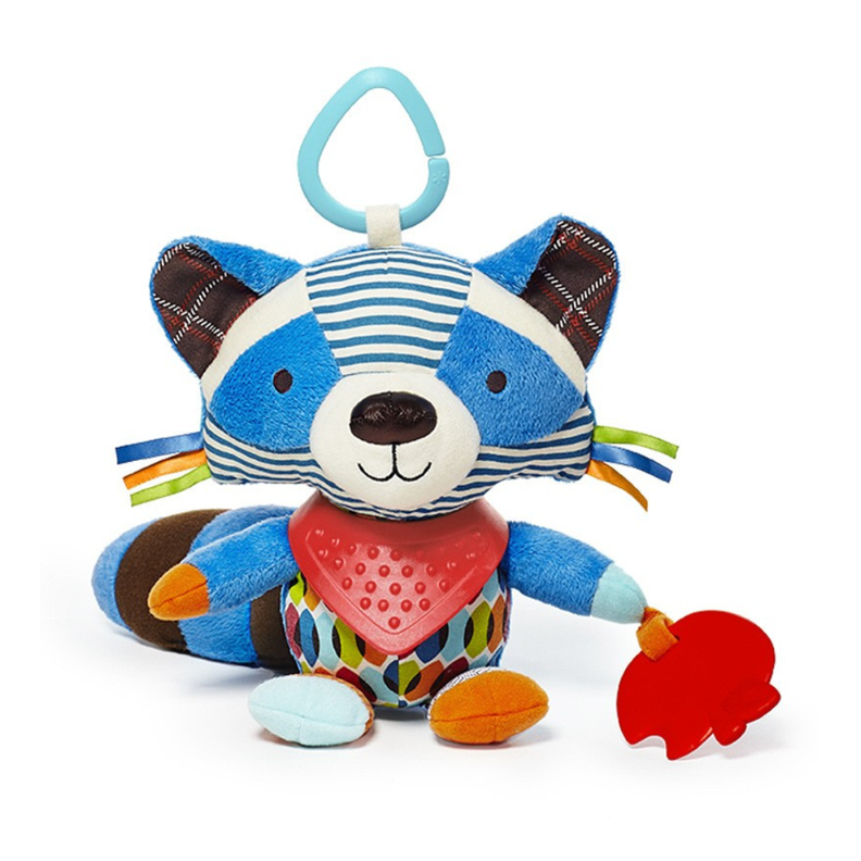 Sonajero Mordedor Mapache Peluche Sensorial-0