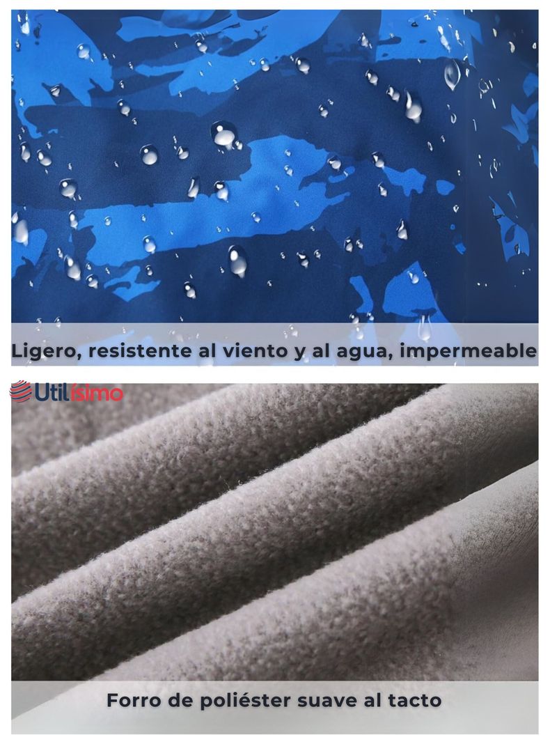 Cortaviento Impermeable Chaqueta Estampado Niño Y Bebé Jump Kids Blue Dinosaur-5
