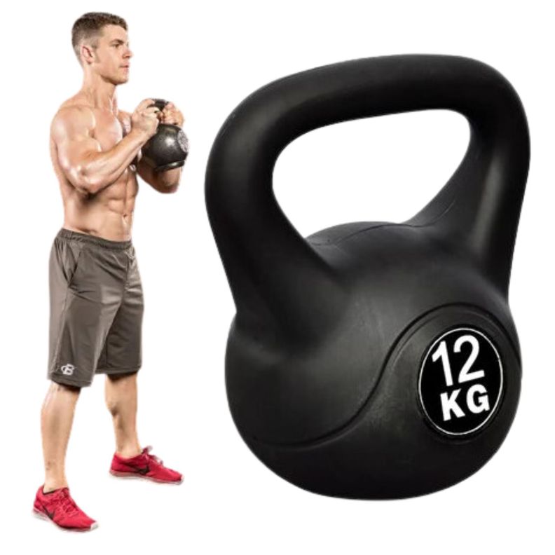 Pesa Rusa 12 Kg Kettlebell Mancuerna Entrenamiento Fitness-0