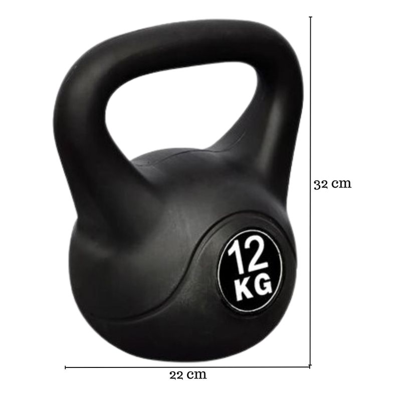 Pesa Rusa 12 Kg Kettlebell Mancuerna Entrenamiento Fitness-3