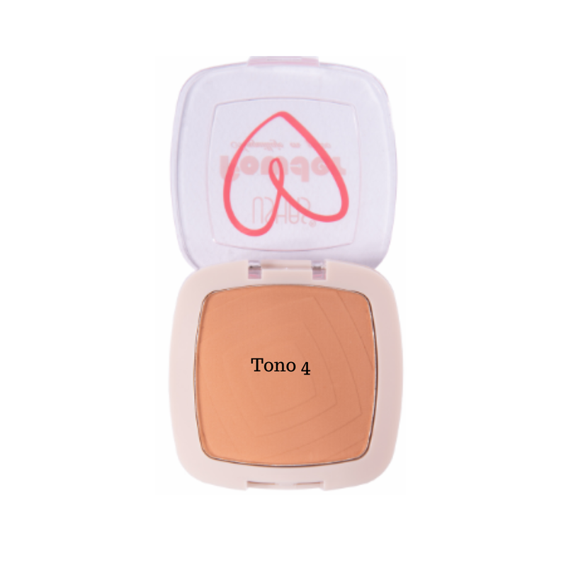 Polvo Compacto Esponja Y Espejo Powder Matte Ushas 9g T04-0