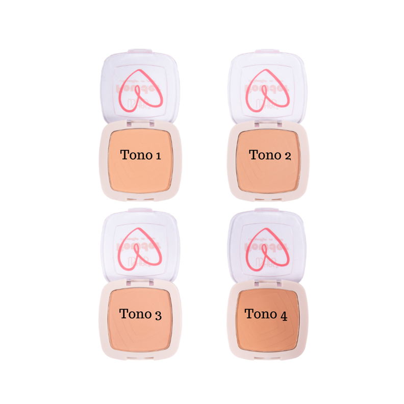 Polvo Compacto Esponja Y Espejo Powder Matte Ushas 9g T04-1
