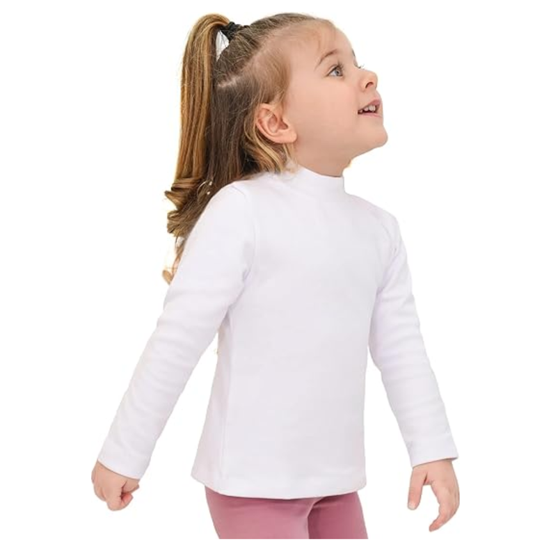 Pack 4 Camisetas Polera Bambú Beatle De Niña Primera Capa-3