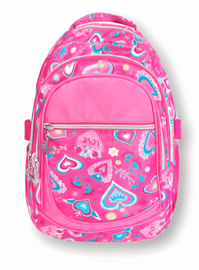 Mochila para Niña con Estuche de Lapices 43x30x13 cm Surtido-0