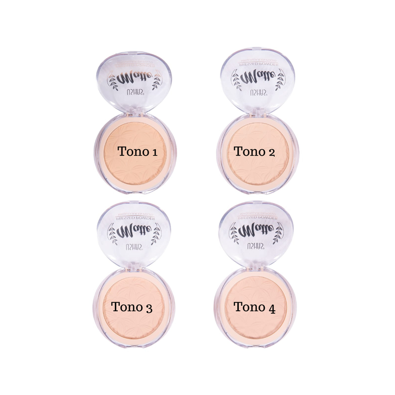 Polvo Compacto Matte Pressed Powder Ushas T02-1