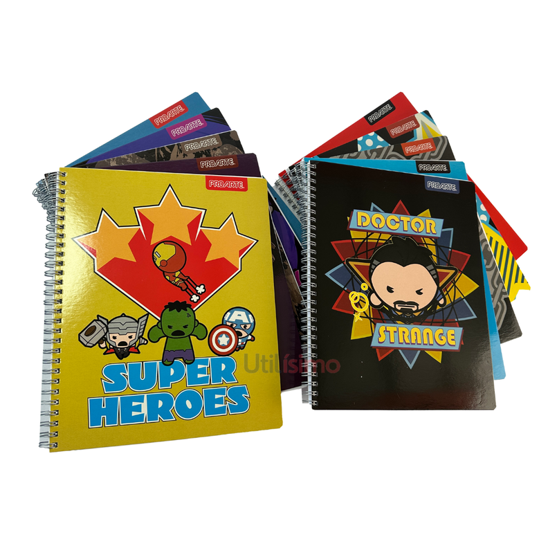 Pack 10 Cuadernos Super Cómics Matemática 7MM 100 hojas-0