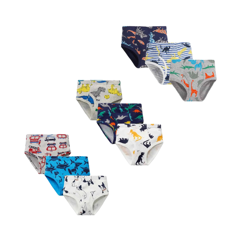 Pack de 3 Calzones de algodón para Niños Jump Kids-1