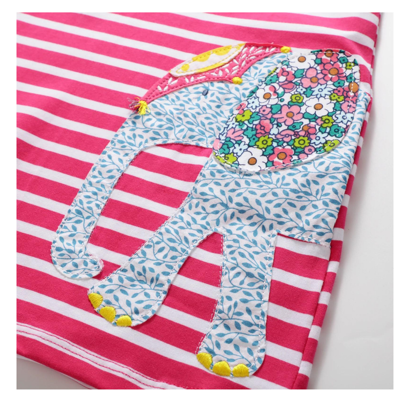 Vestido Manga Corta Niña Elefante Jump Kids-3
