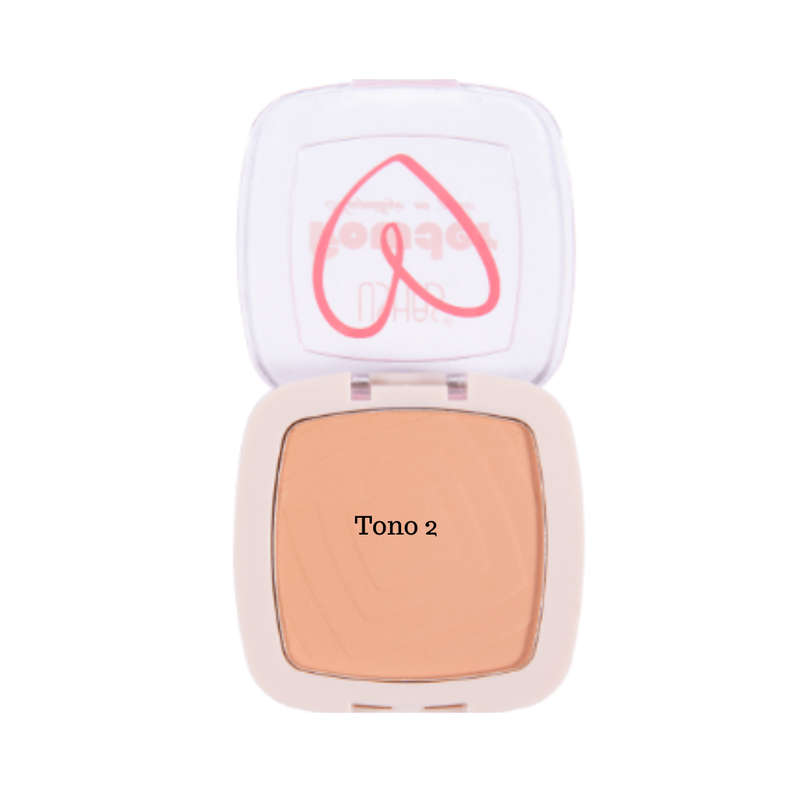Polvo Compacto Esponja Y Espejo Powder Matte Ushas 9g T02-0