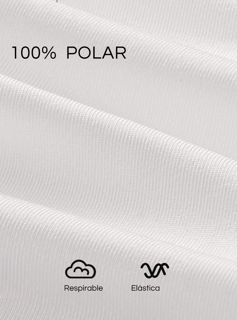 Pack 3 Camisetas Polar Primera Capa Invierno Niña White-6