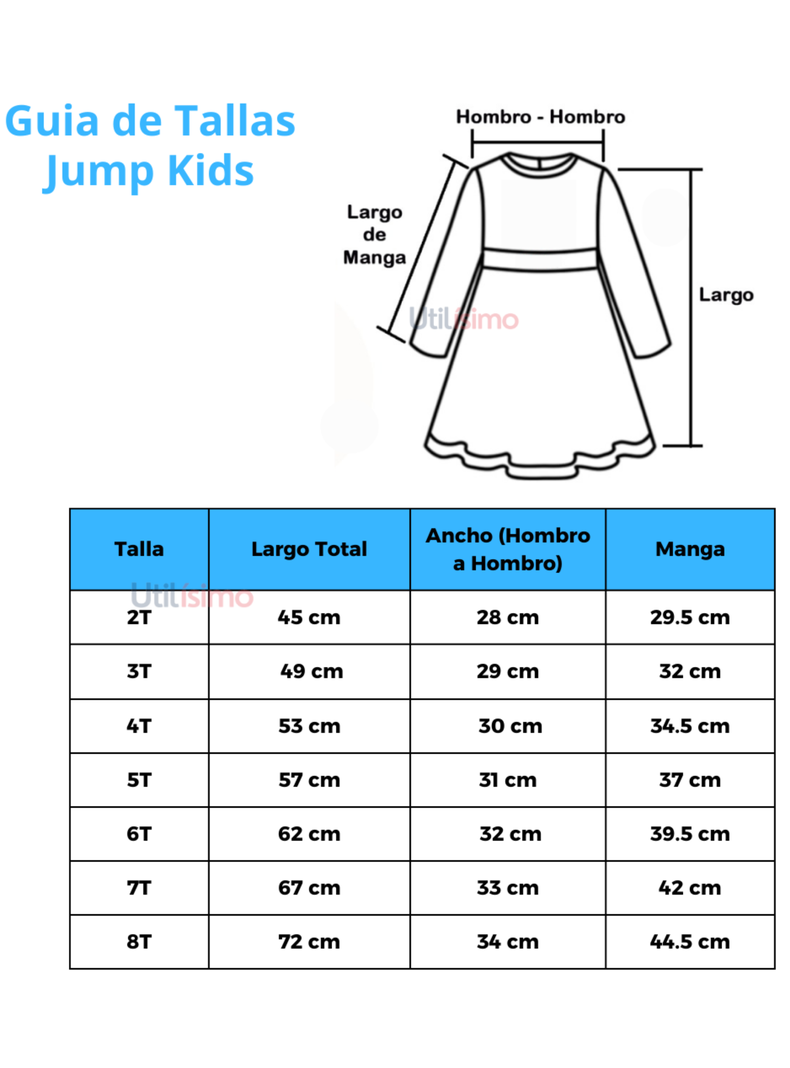 Vestido Manga Larga Jump Kids-2