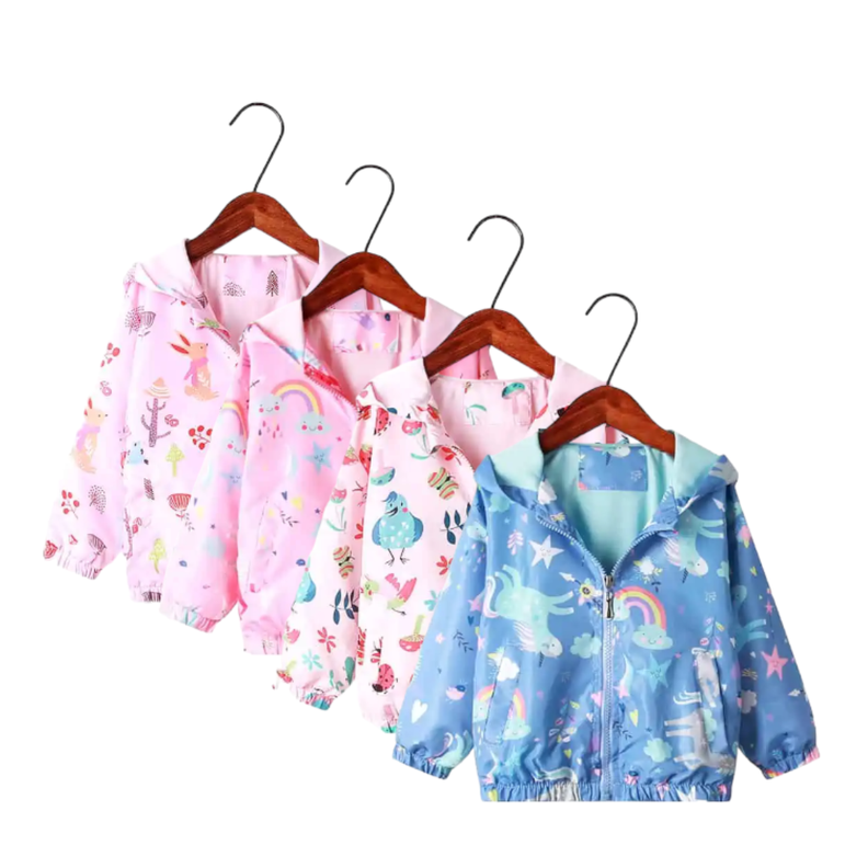 Chaqueta Cortaviento Impermeable Niña y Bebé Jump Kids SURTIDO-0