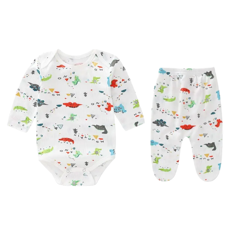 Pack 3 x Conjunto 2 Piezas Pantalón Body Bebé Niño Jump Kids Surtido-4