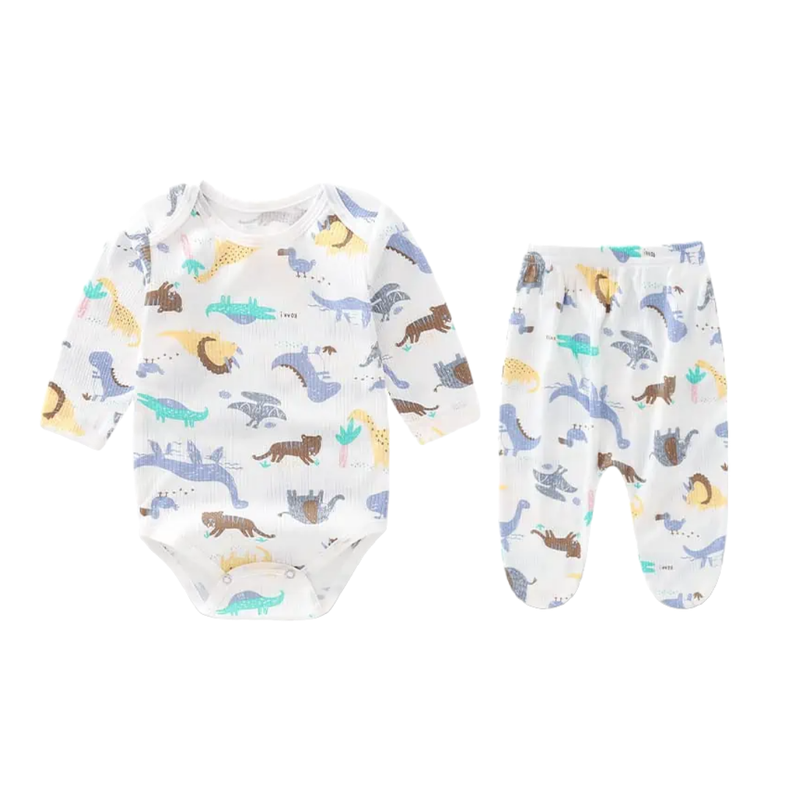 Pack 3 x Conjunto 2 Piezas Pantalón Body Bebé Niño Jump Kids Surtido-1