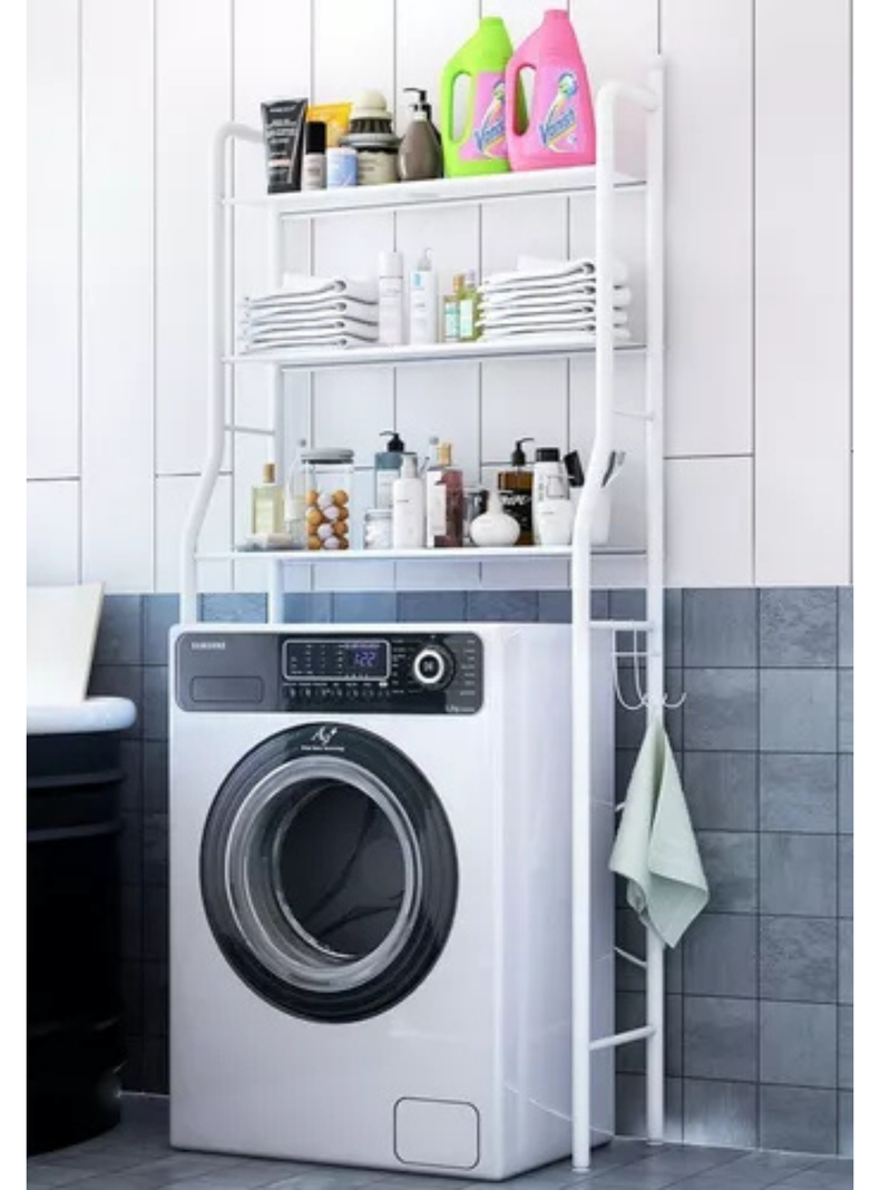 Organizador Estante De Lavadora Metalico Rack 3 Niveles-1